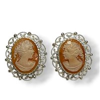 Pendientes Mandile 1922 Mujer Cammei  in Plata 2MORCM45